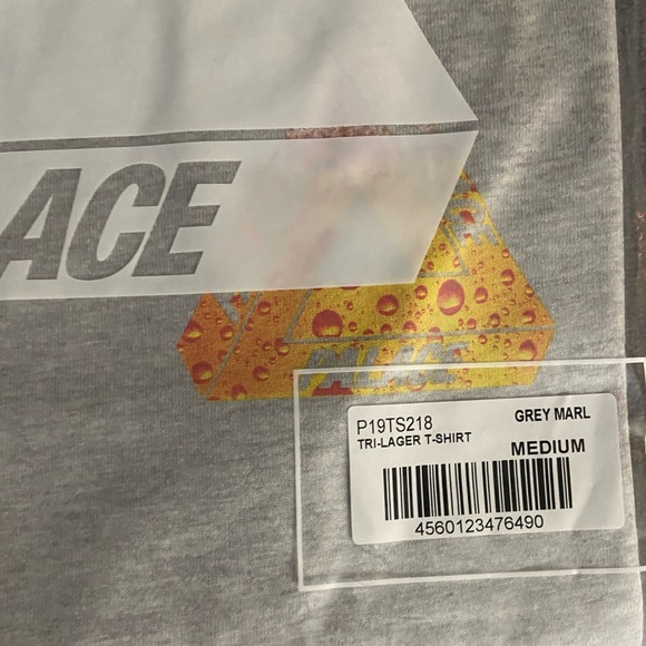 *NWT* Palace TRI - LAGER T - Shirt (Grey Marl) - Picture 2 of 6